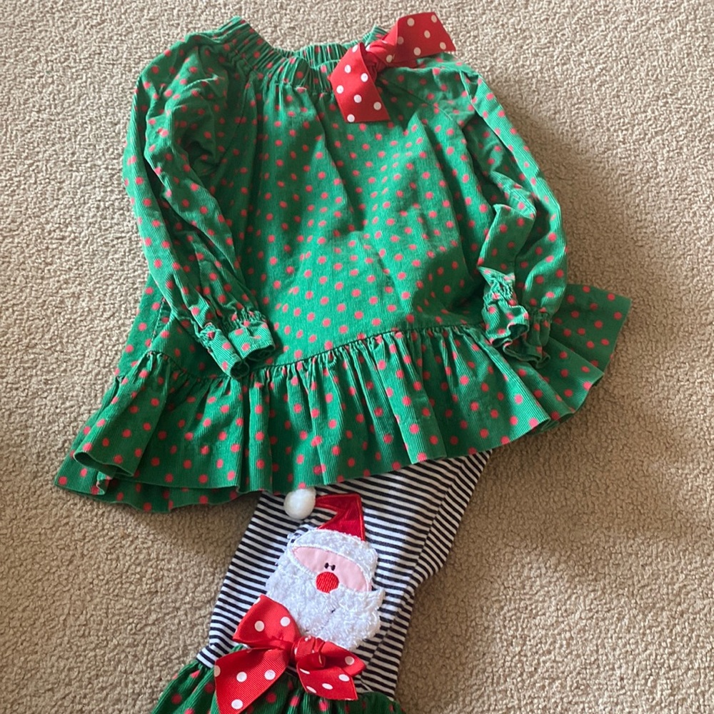 Christmas outfit, size 4T